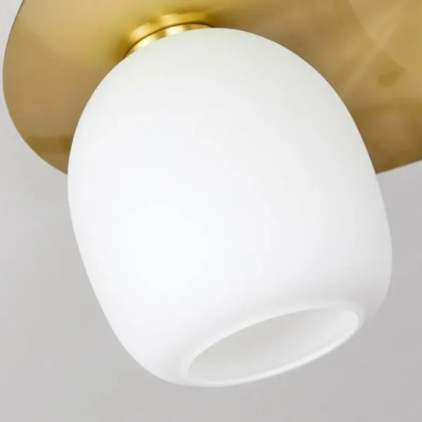 hofstein Plafonnier Pintacura Laiton, 3 lumières* Lampes En Verre