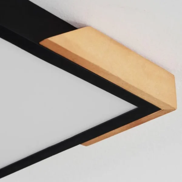 hofstein Plafonnier Pontchardon LED Écru, Noir, 1 lumière* Lampes Modernes