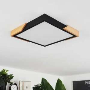 hofstein Plafonnier Pontchardon LED Écru, Noir, 1 lumière* Lampes Modernes
