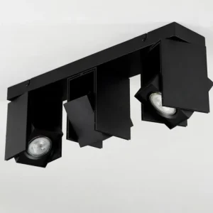 hofstein Plafonnier Prassinet Noir, 3 lumières* Lampes Modernes