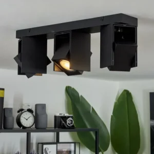 hofstein Plafonnier Prassinet Noir, 3 lumières* Lampes Modernes