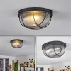 hofstein Plafonnier Quintay Noir, 1 lumière* Lampes En Verre