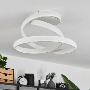 hofstein Plafonnier Ramada LED Blanc, 1 lumière* Lampes Modernes