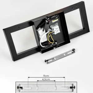 hofstein Plafonnier Reboleiro LED Noir, 2 lumières* Lampes Modernes