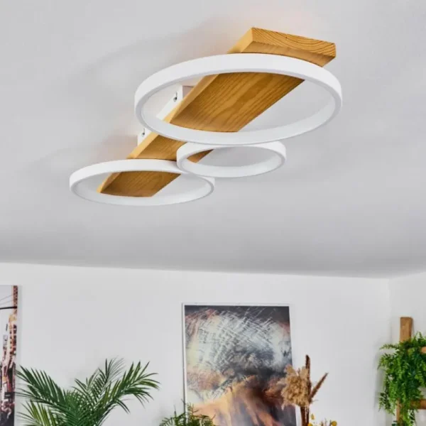 hofstein Plafonnier Rodekro LED Écru, Blanc, 1 lumière* Lampes Modernes