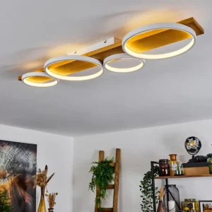 hofstein Plafonnier Rodekro LED Écru, Blanc, 1 lumière* Lampes Modernes