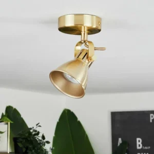 hofstein Plafonnier Salinas Laiton, 1 lumière* Lampes Modernes