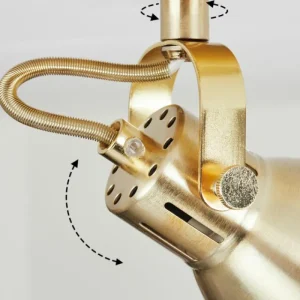 hofstein Plafonnier Salinas Laiton, 1 lumière* Lampes Modernes