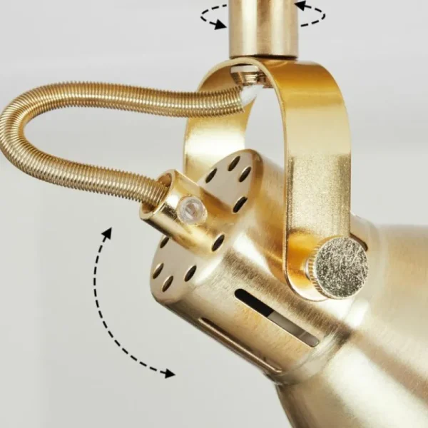 hofstein Plafonnier Salinas Laiton, 1 lumière* Lampes Modernes