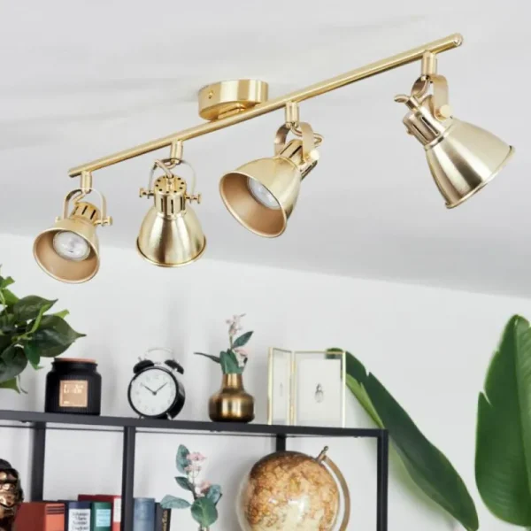 hofstein Plafonnier Salinas LED Laiton, 4 lumières* Lampes Modernes