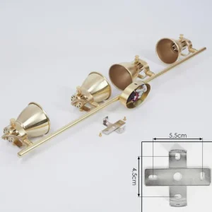hofstein Plafonnier Salinas LED Laiton, 4 lumières* Lampes Modernes