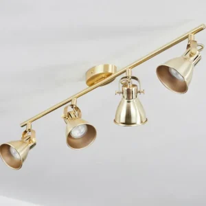 hofstein Plafonnier Salinas LED Laiton, 4 lumières* Lampes Modernes