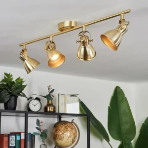 hofstein Plafonnier Salinas LED Laiton, 4 lumières* Lampes Modernes