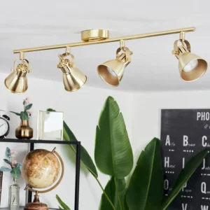 hofstein Plafonnier Salinas LED Laiton, 4 lumières* Lampes Modernes