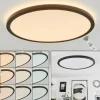 hofstein Plafonnier Sasinhosa LED Noir, 1 lumière, Télécommandes* Lampes Modernes