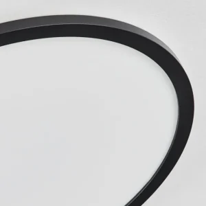 hofstein Plafonnier Sasinhosa LED Noir, 1 lumière, Télécommandes* Lampes Modernes