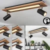 hofstein Plafonnier Sequeira LED Couleur bois, Noir, Blanc, 3 lumières* Lampes Modernes