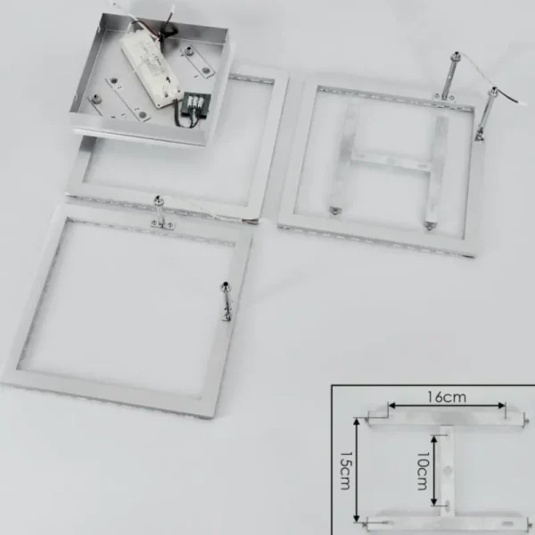hofstein Plafonnier Serranos LED Aluminium, 1 lumière* Lampes Modernes