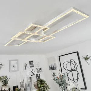 hofstein Plafonnier Serranos LED Aluminium, 1 lumière* Lampes Modernes