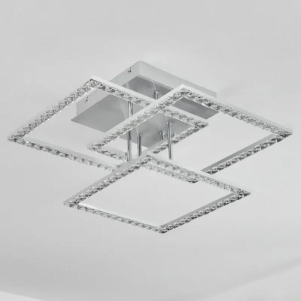 hofstein Plafonnier Serranos LED Aluminium, 1 lumière* Lampes Modernes