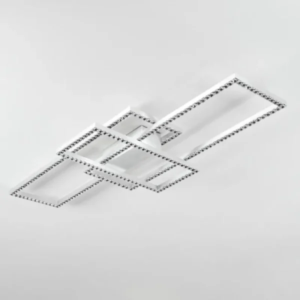 hofstein Plafonnier Serranos LED Aluminium, 1 lumière* Lampes Modernes