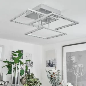 hofstein Plafonnier Serranos LED Aluminium, 1 lumière* Lampes Modernes