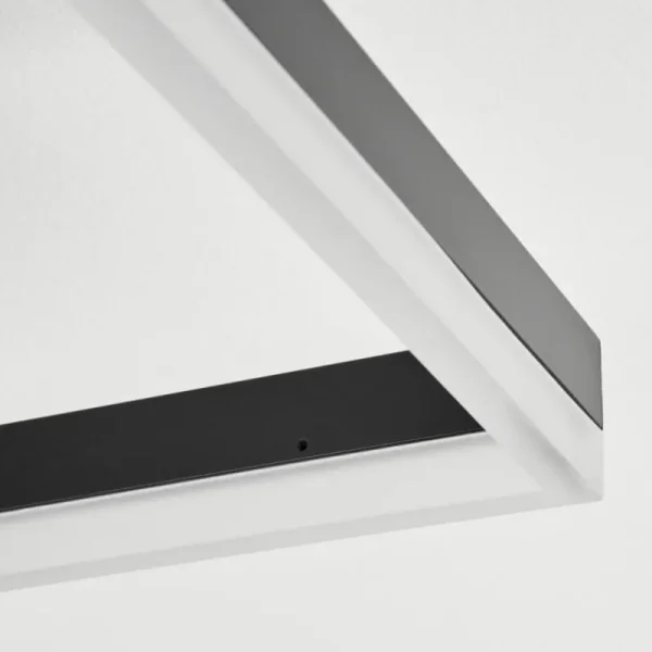 hofstein Plafonnier Sistelo LED Noir, 1 lumière* Lampes Modernes