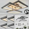 hofstein Plafonnier Solaro LED Gris, 1 lumière* Lampes Modernes