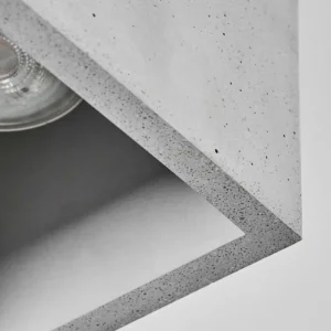 hofstein Plafonnier Stettler Gris, 1 lumière* Lampes Modernes