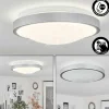 hofstein Plafonnier Subles LED Argenté, Blanc, 1 lumière, Détecteur de mouvement* Lampes Modernes