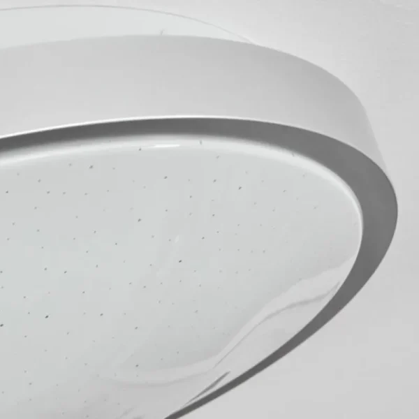 hofstein Plafonnier Subles LED Argenté, Blanc, 1 lumière, Détecteur de mouvement* Lampes Modernes