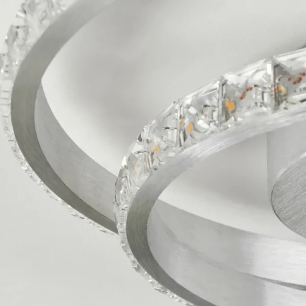 hofstein Plafonnier Tanganheira LED Aluminium, 1 lumière* Lampes Modernes