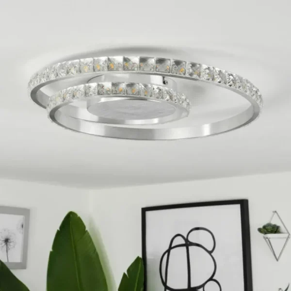 hofstein Plafonnier Tanganheira LED Aluminium, 1 lumière* Lampes Modernes