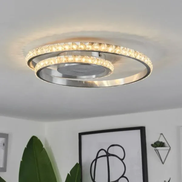 hofstein Plafonnier Tanganheira LED Aluminium, 1 lumière* Lampes Modernes