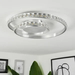 hofstein Plafonnier Tanganheira LED Aluminium, 1 lumière* Lampes Modernes