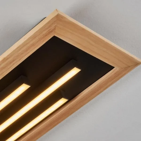 hofstein Plafonnier Tojeirinha LED Écru, Noir, 2 lumières* Lampes Modernes