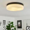 hofstein Plafonnier Valpedre Noir, 3 lumières* Lampes En Verre