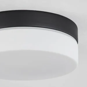 hofstein Plafonnier Valpedre Noir, 1 lumière* Lampes En Verre
