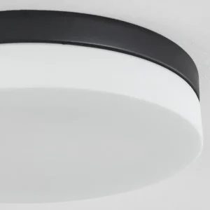 hofstein Plafonnier Valpedre Noir, 3 lumières* Lampes En Verre