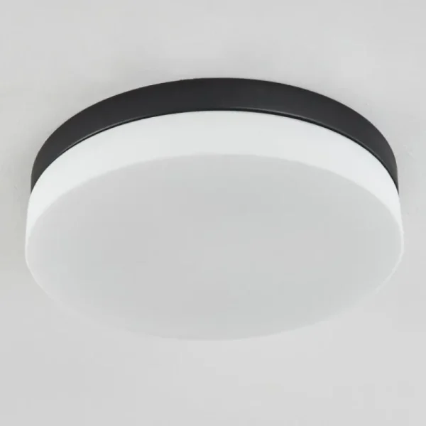 hofstein Plafonnier Valpedre Noir, 3 lumières* Lampes En Verre