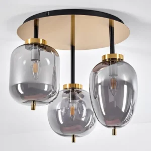 hofstein Plafonnier Verbania Laiton, 3 lumières* Lampes Modernes