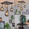 hofstein Plafonnier - Verre 10 cm, 12 cm, 15 cm Chehalis Fumé, 5 lumières* Lampes Modernes