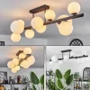 hofstein Plafonnier - Verre 10 cm, 12 cm, 15 cm Chehalis Blanc, 10 lumières* Lampes Modernes