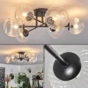 hofstein Plafonnier - Verre 12 cm, 15 cm Chehalis Clair, 6 lumières* Lampes Modernes