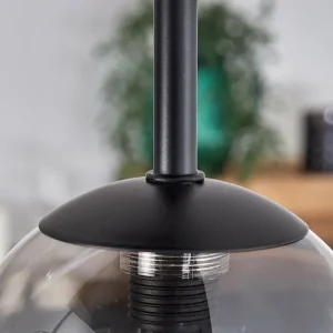 hofstein Plafonnier - Verre 10 cm, 12 cm, 15 cm Chehalis Fumé, 5 lumières* Lampes Modernes