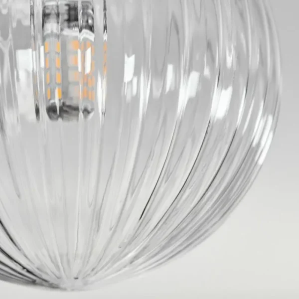 hofstein Plafonnier - Verre 10 cm, 12 cm, 15 cm Chehalis Clair, 10 lumières* Lampes Modernes