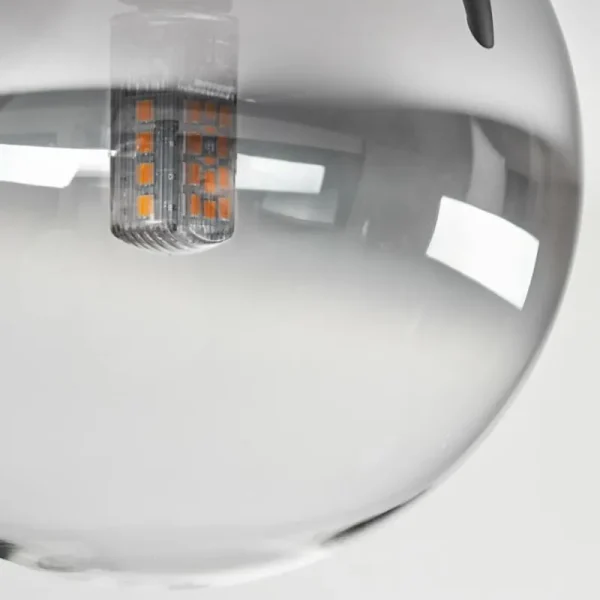 hofstein Plafonnier - Verre 10 cm, 12 cm, 15 cm Chehalis Ambre, Clair, Fumé, 10 lumières* Lampes Modernes