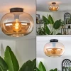hofstein Plafonnier - Verre 30 cm Apedo Ambre, 1 lumière* Lampes En Verre