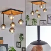 hofstein Plafonnier - Verre 10 cm Chehalis Écru, Noir, 5 lumières* Lampes Modernes