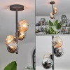 hofstein Plafonnier - Verre 10 cm Chehalis Ambre, Fumé, 4 lumières* Lampes Modernes